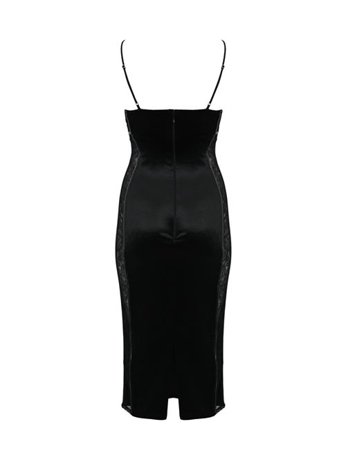 Abito in velluto e pizzo floreale Elisabetta Franchi | AB84157E2110